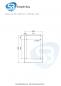 Preview: Glas Concept 24 - 120x90cm Glasvordach - 13mm - Verbundssicherheitsglas - Milchglas - inkl. Halter
