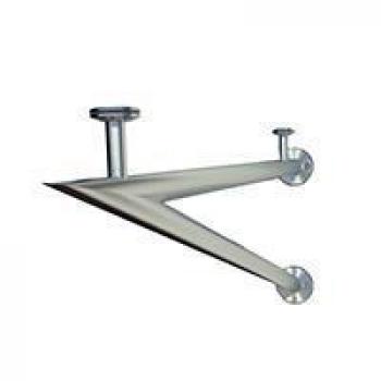 Glas Concept 24 - 150x90cm Glasvordach - 13mm - Verbundssicherheitsglas - Milchglas - inkl. Halter