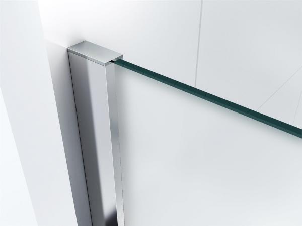 Glas ConCept 24 - Eck Duschkabine Dusche Milchglas Frost Satiniert"Detroit" - H 195cm- ESG Sicherheitsglas 8mm (120x90x195cm)