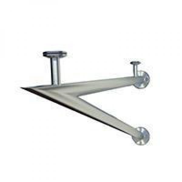 Glas Concept 24 - 150x90cm Glasvordach - 13mm - Verbundssicherheitsglas - Milchglas - inkl. Halter