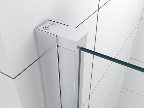 Glas Concept 24 - Nischentür - Nischendusche - Pendeltür - Hebe/Senkmechanismus - 6mm ESG - Variation (105x195cm)